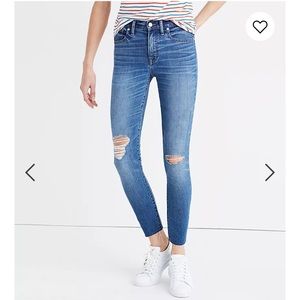 Madewell 9” High Riser Skinny Skinny Crop